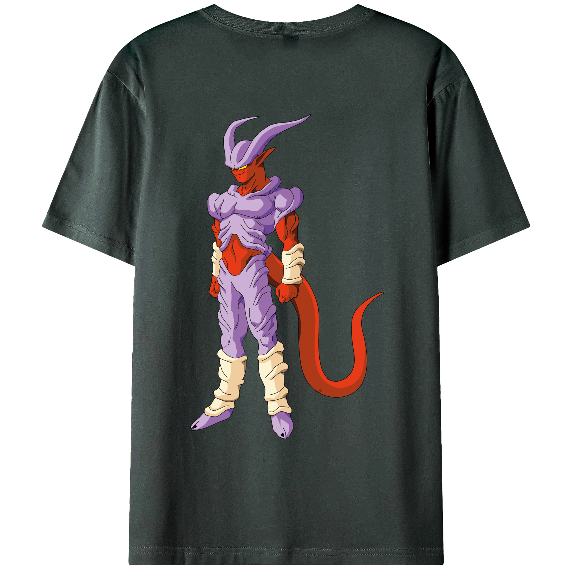 （画像用） ドラゴンボール ジャネンバ DRAGON BALL Janemba 綿100％ メンズ半袖Tシャツ（バックプリント） 通気性